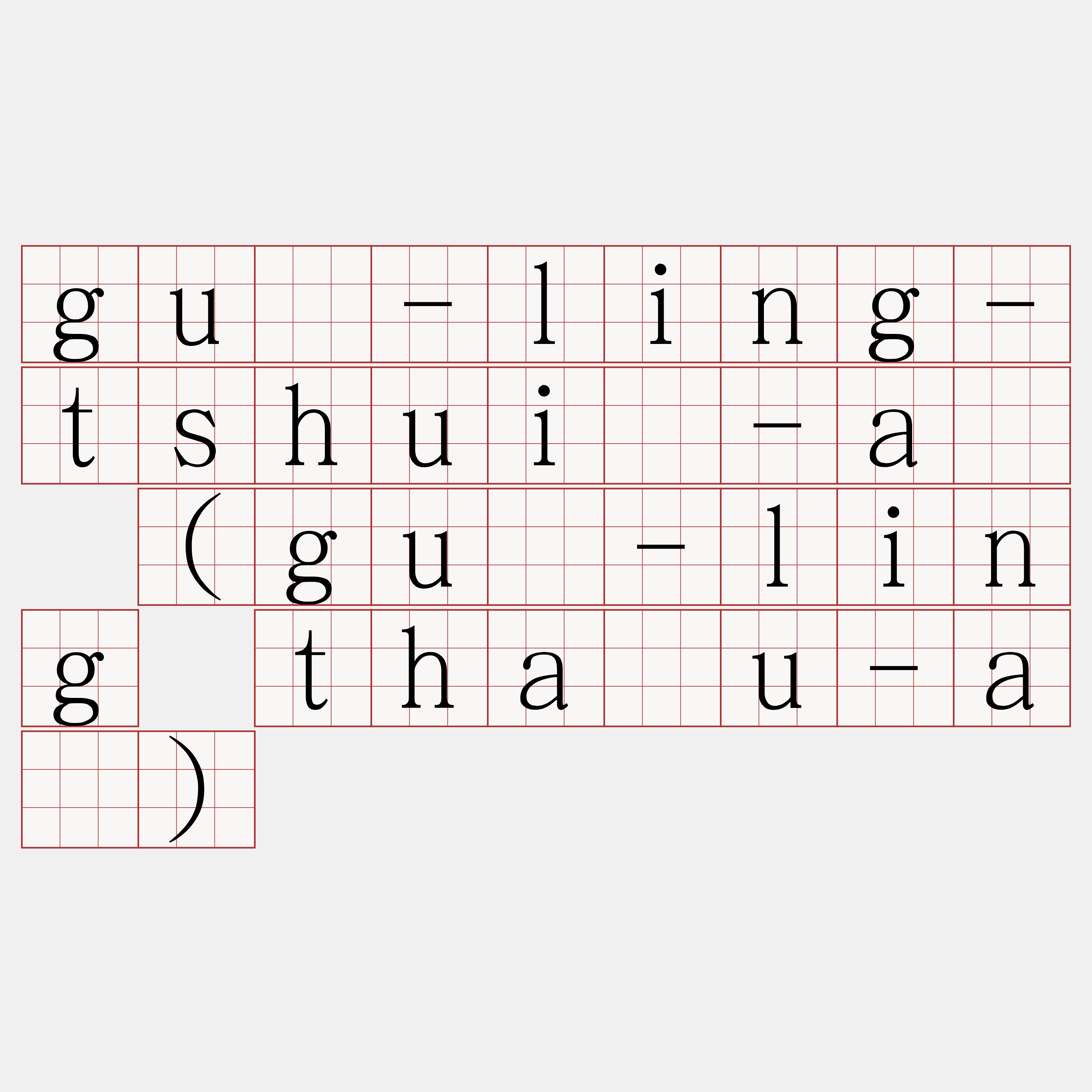 gû-ling-tshuì-á (gû-ling thâu-á)